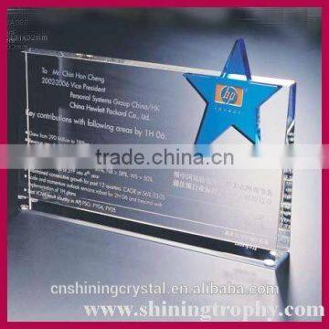 2015 Made in Xyer high quality cheap wholesale crystal trophy in dubai