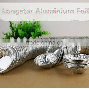 Disposable Aluminium Foil Food Containers Egg Tarts Cup Cake Moulds Manufacture photo-2