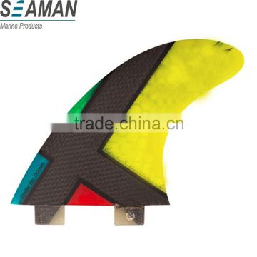 Carbon Fiberglass Future Base Surfboard Fins in G5 Size