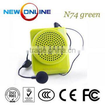 Portable Voice Amplifier Microphone Audio Guide Amplifier for Teacher N74