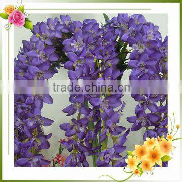 Giant Violet Cymbidium Orchid Silk Flower