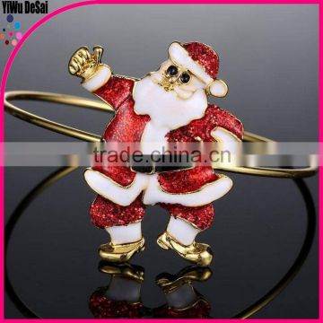 Creative christmas gift fashion bangle alloy jewely accessory