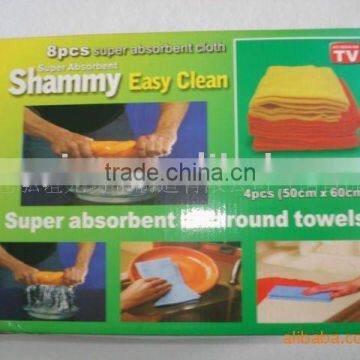 Shammy towel (85%viscose, 15%polyester)