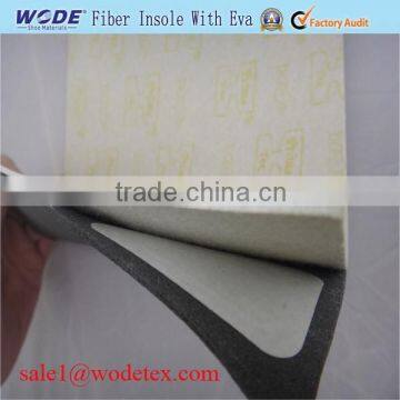 Cellulose fiber insole board with EVA