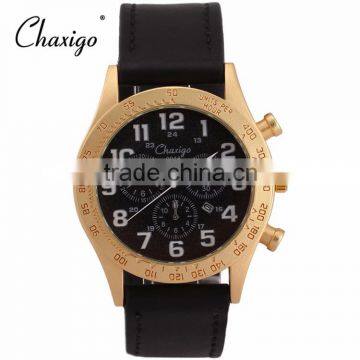 2016 new relojes wrist watches men gold plated quality men's wristwatch