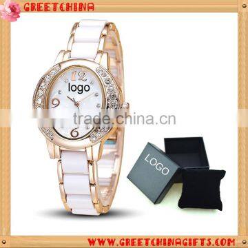 Pottery Waterproof Chain Ceramic Porcelain Quartz Watch