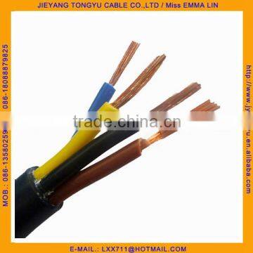 Powrer Cable RVV Wire 4 Core RVV Cable