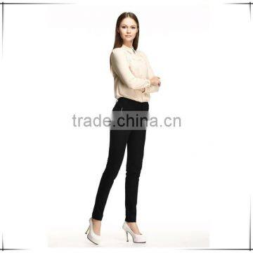 2015 New Arrivals mulheres calcas lapis Zipper Skinny calcas Slim calca Casual de alta qualidade supplier Guangzhou Baiyun C45