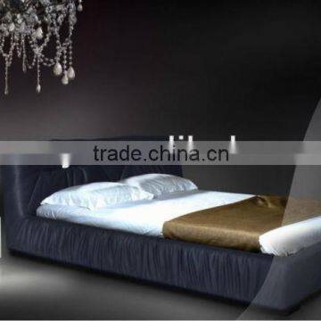 European style fabric double bed (LS-401)