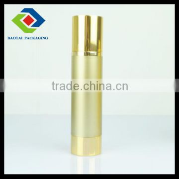 0.5oz, 1oz, 2oz airless bottle with gold cap,AS cylinder bottle for skin cream