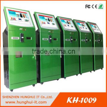 19 inch free standing touch screen cash or cashless payment kiosk