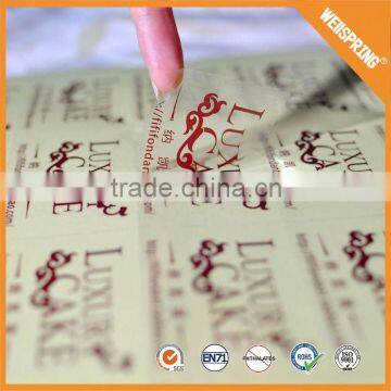 Decorative graceful custom transfer sticker