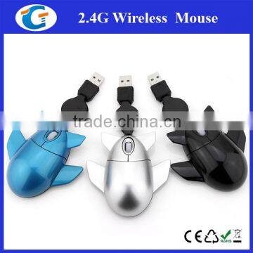 Wired Airplane Computer Mouse With Extendable Cable photo-3