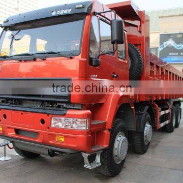 sinotruck golden prince 8x4 tipper truck euro 2 engine for hotsale