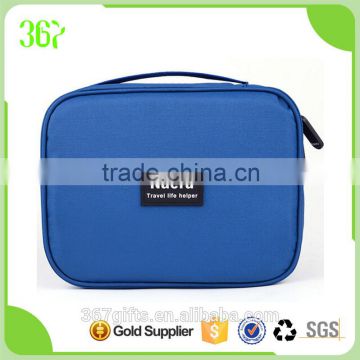 Multicolour 600D Polyester Portable Storage Toilet Bag with Hanging Hook