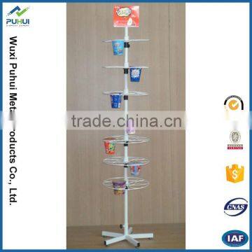High Technical Floor Wire Display Shelving photo-3