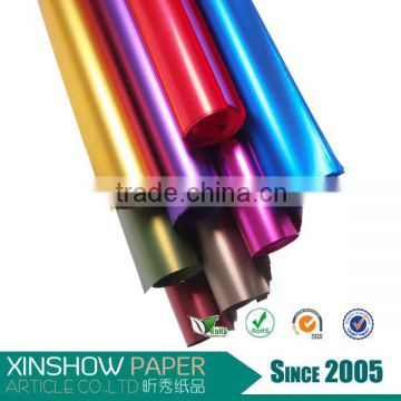 aluminum wrapping film waterproof wrapping paper for flower