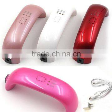 9W UV nail lamp nail dryer rainbow led mini lamp led nail lamp