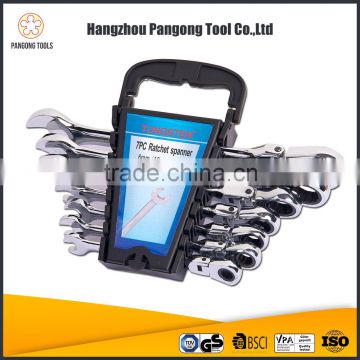 7PCS Combination multi-purpose torx ratchet wrench