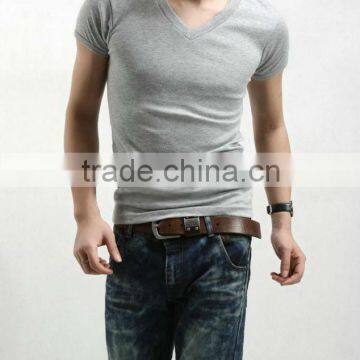 100% cotton cool fit gray t shirt for promotional