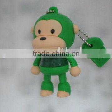 2015 Hot sales promotional gift items Customized PVC cartoon usb flash drive