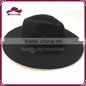 Alibaba China Wholesale Wool Felt Hat with Fur Band