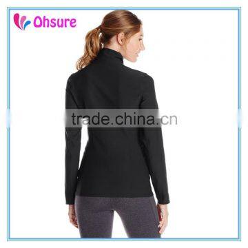 Slim Fitting Yoga Wear Active Top Sports Clothes Womens Dry Fit Nylon Gym Jacket photo-3