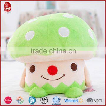 2016 hot sale safe material stuffed mushroom plush toy China supplier