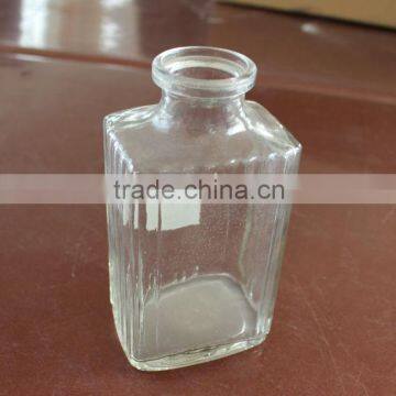 Wide mouthed glass bottle