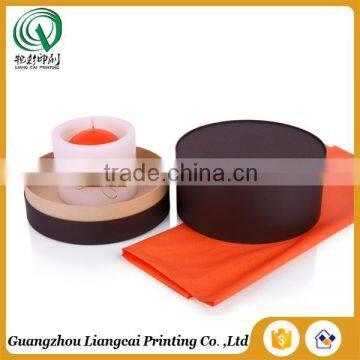Mattt Single-color Printing Customized Round Candle Gift Box Round Shape Gift Box photo-2