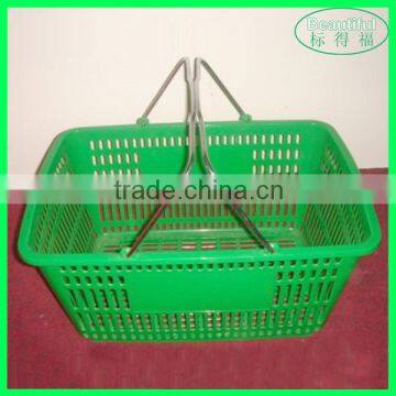 Hot Sale Metal Handles Portable Shopping Basket