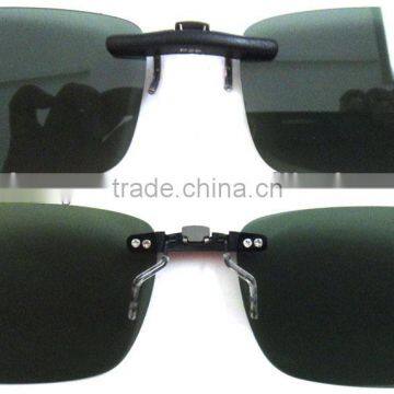 2013 fashion polarized clip on sunglasses