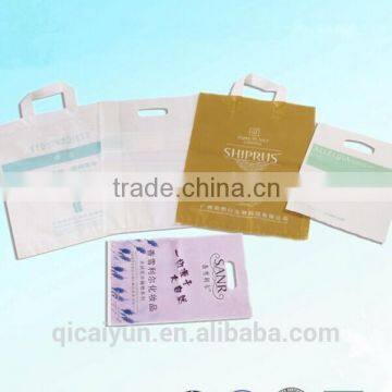 OEM Plastic Bags Manufacturer Past ISO and FDA Custom and Die Cut Handle Bags