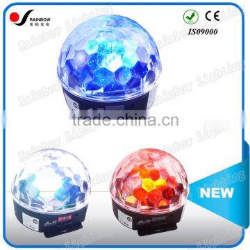 Wholesale Pro RGBWYP 6PCS 3W Crystal Ball LED Light for Church Lighting