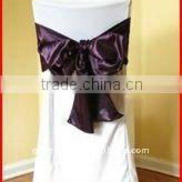 plum chair sash/satin sash