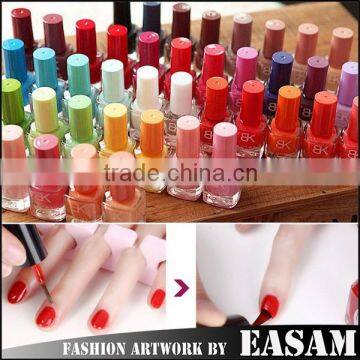 2015 new colors bk fast dry nail lacquer with 42 colors