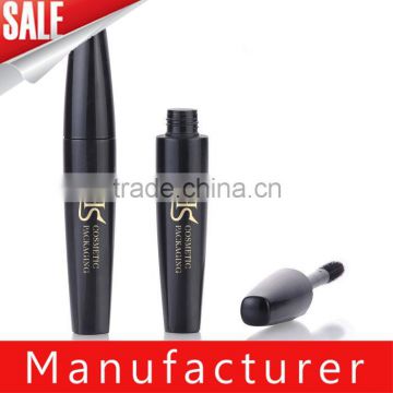 Wholesale big capacity black mascara container with brush