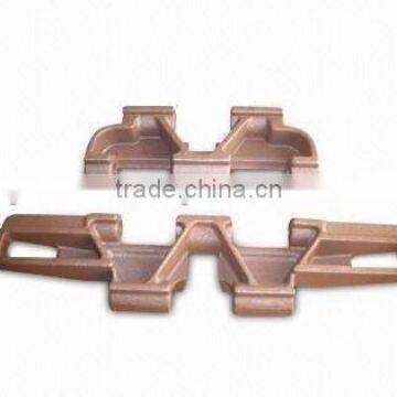 OEM service steel alloy investment casted tack shoes track pad