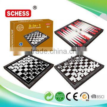 New arrival simple design magnetic backgammon board game for promotion