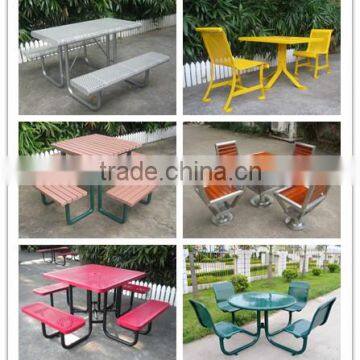 18 years customization manufacturing experience wooden picnic table set metal picnic table and bench