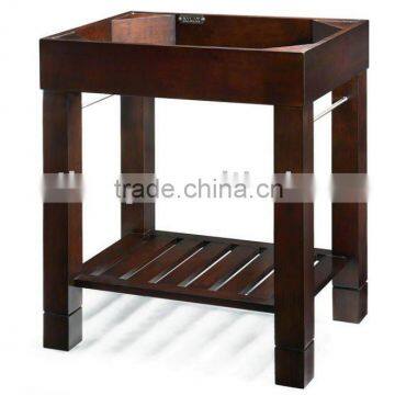 sloid rubber wood vanity