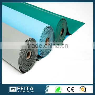 professional feita 2 layer ESD rubber table top mat