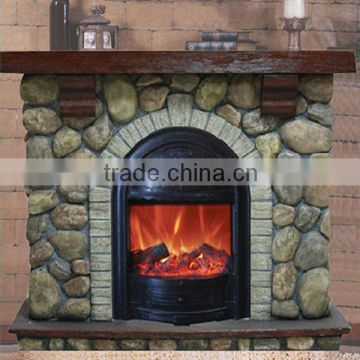 Electric Mantel Fireplace Suite With Realistic Flame Effect