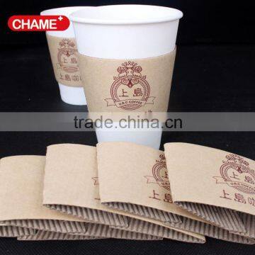 8-20oz custom corrugated paper coffee cup sleeves