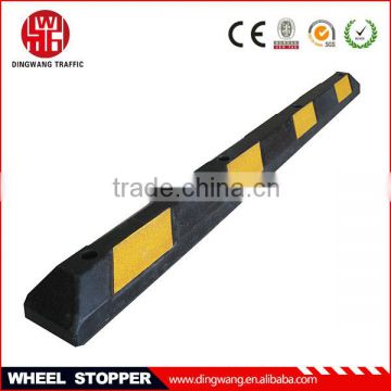 Long reflective car parking wheel stopper