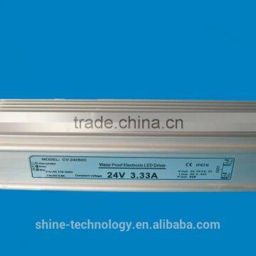 CE RoHS Approved Waterproof ip67 80W LED Driver CV-24080C