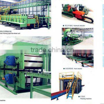 Insulated galvanized steel panel production line, automatic pu panel production line