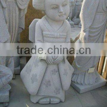 Stone Statue in Garden