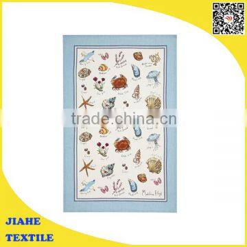 100 cotton customized tea towel