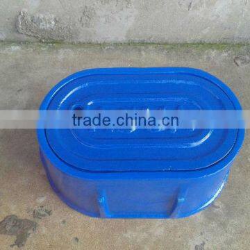 cast iron water meter box,with electroplating